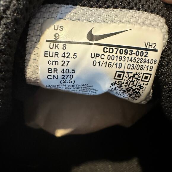 Nike Explore Strada Black Mens Size 9 - Picture 7 of 8